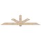 Ekena Millwork Kennewick Smooth Timber Gable Bracket, Douglas Fir, 96"W x 24"H x 3 1/2"D x 5 1/2"F, 6/12 Pitch GBW096X24X0406KEN00SDF - alternate 1